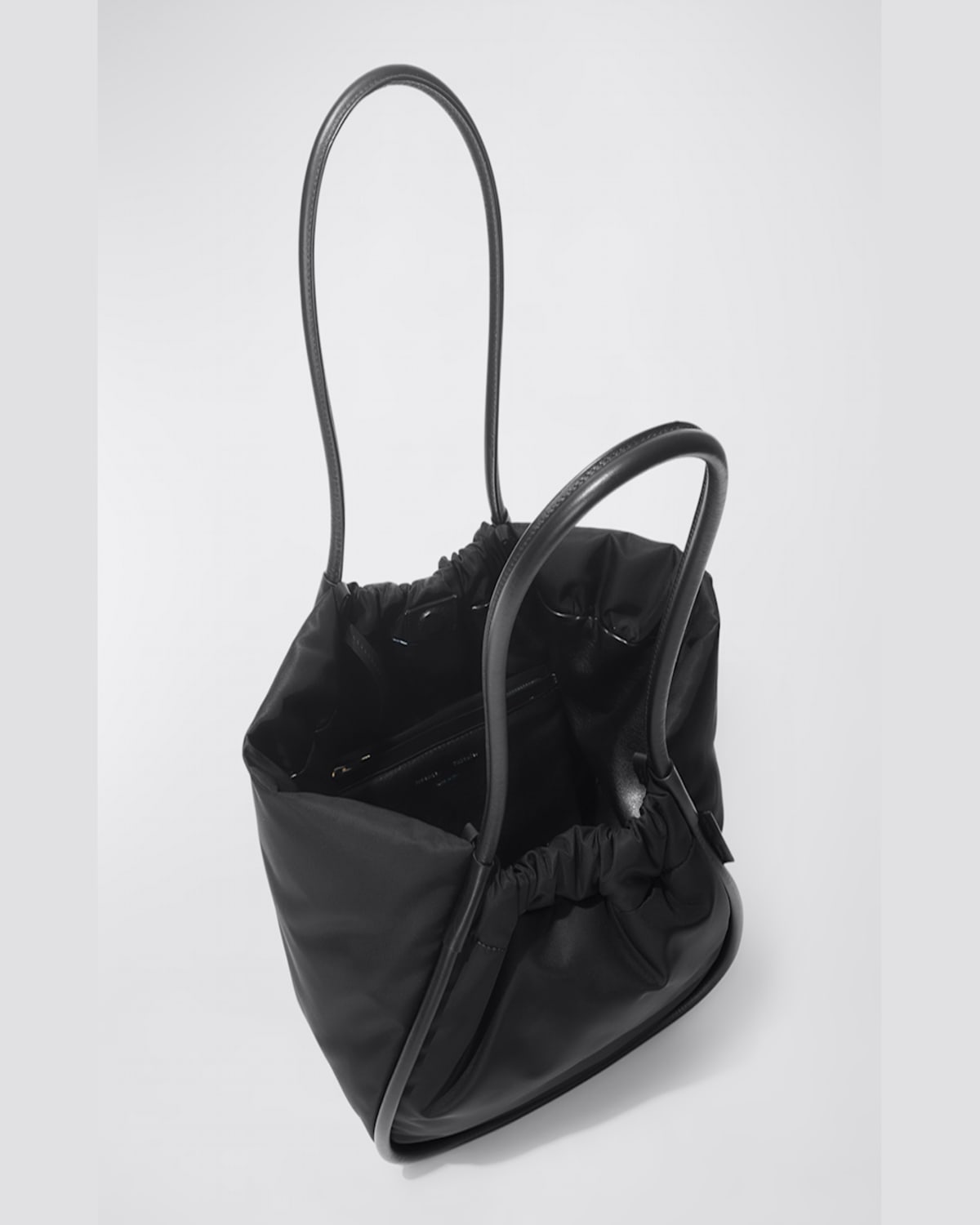 Proenza Schouler Large Ruched Puffy Nylon Tote Bag In Black