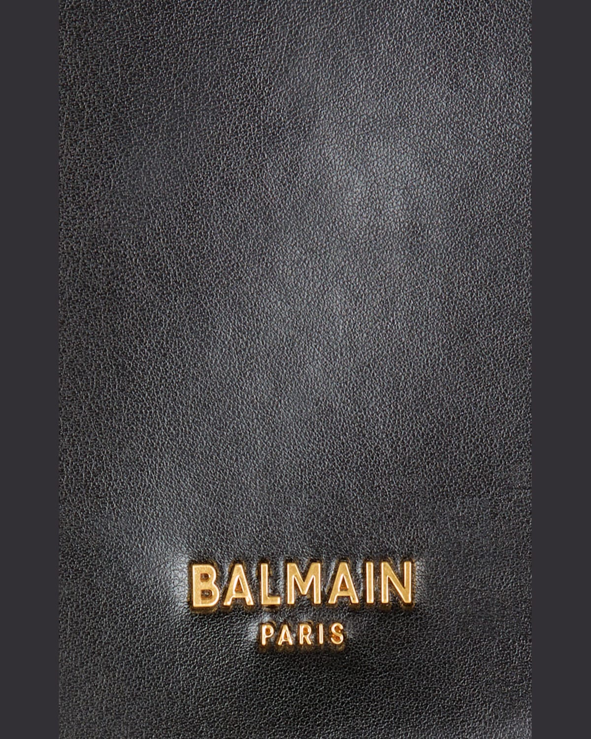 BALMAIN JOLIE MADAME MEDIUM TOP-HANDLE BAG IN SMOOTH POLYURETHANE 