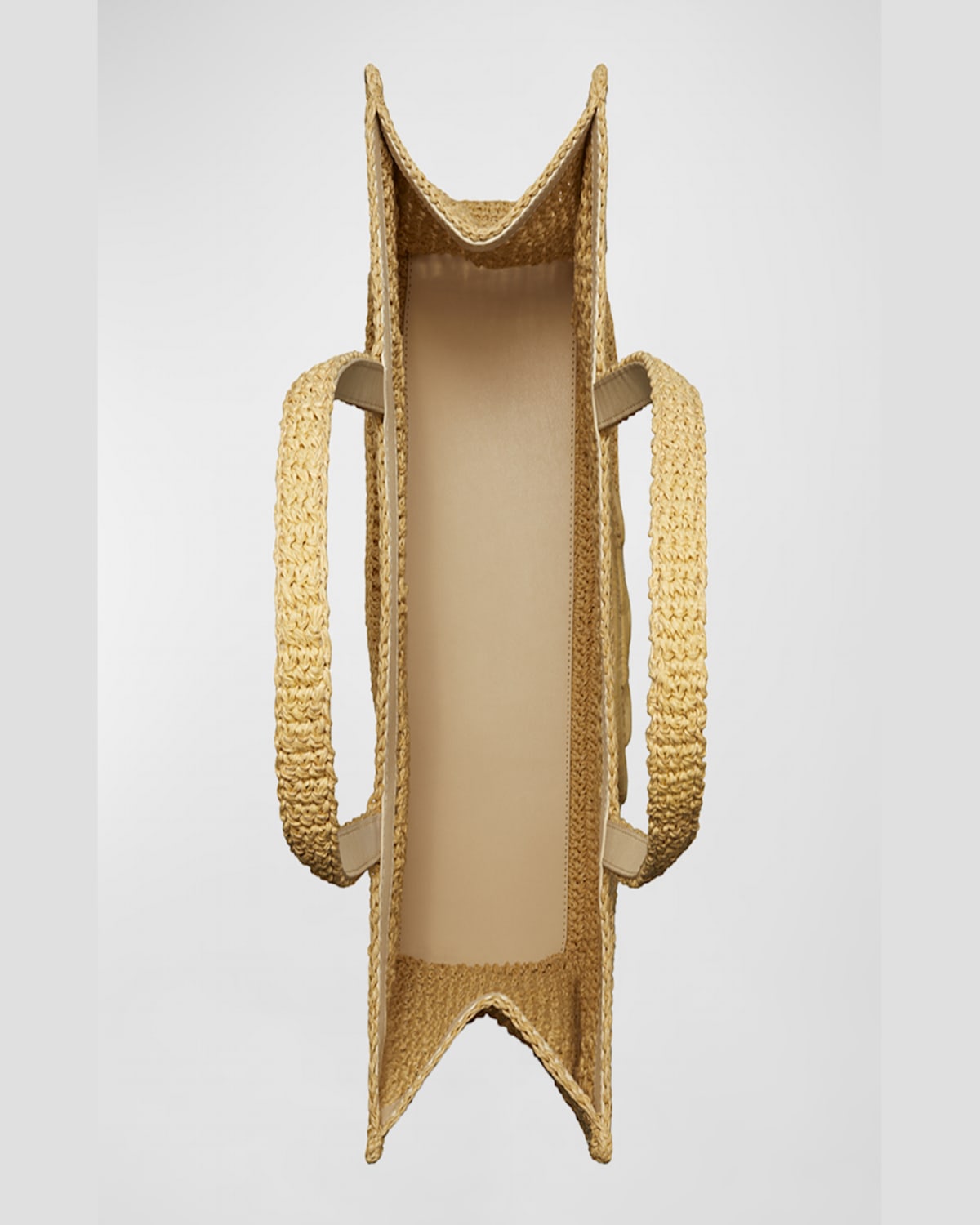 Tory Burch Ella Large Crochet Tote Bag In Natural