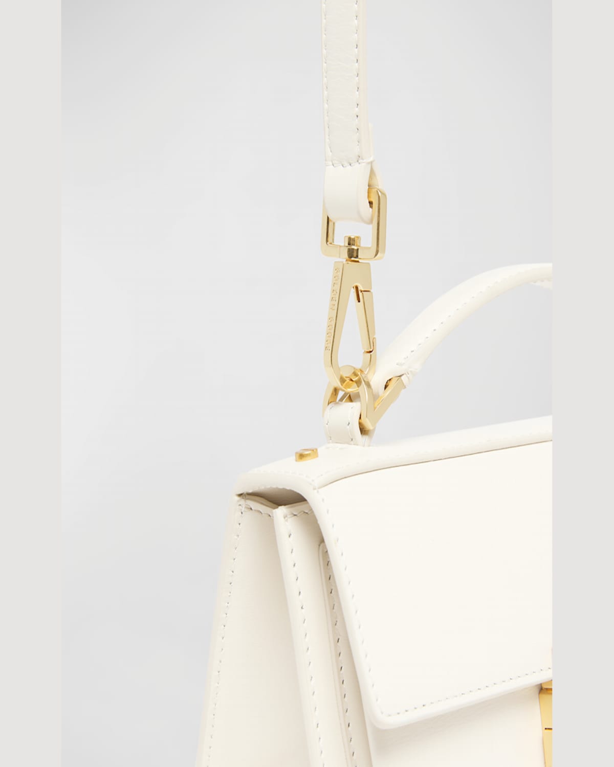 Golden Goose Venezia Small Flap Leather Crossbody Bag In Butter
