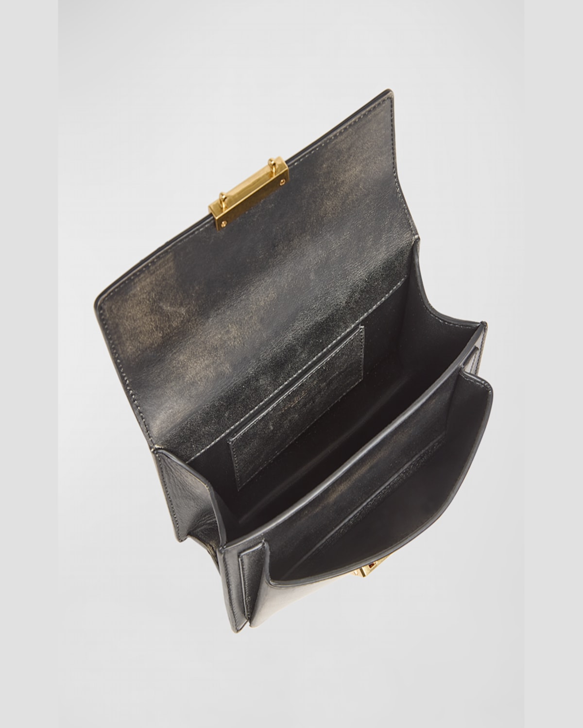 Golden Goose 'venezia' Black Hangbag With Adjustable And Removable Shoulder Strap And Clasp Closure In Black