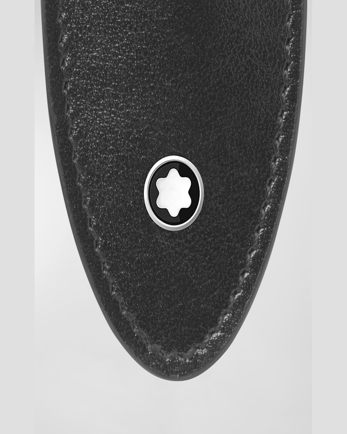 Montblanc Men's Meisterstuck Leather 1-pen Sleeve In Cassis