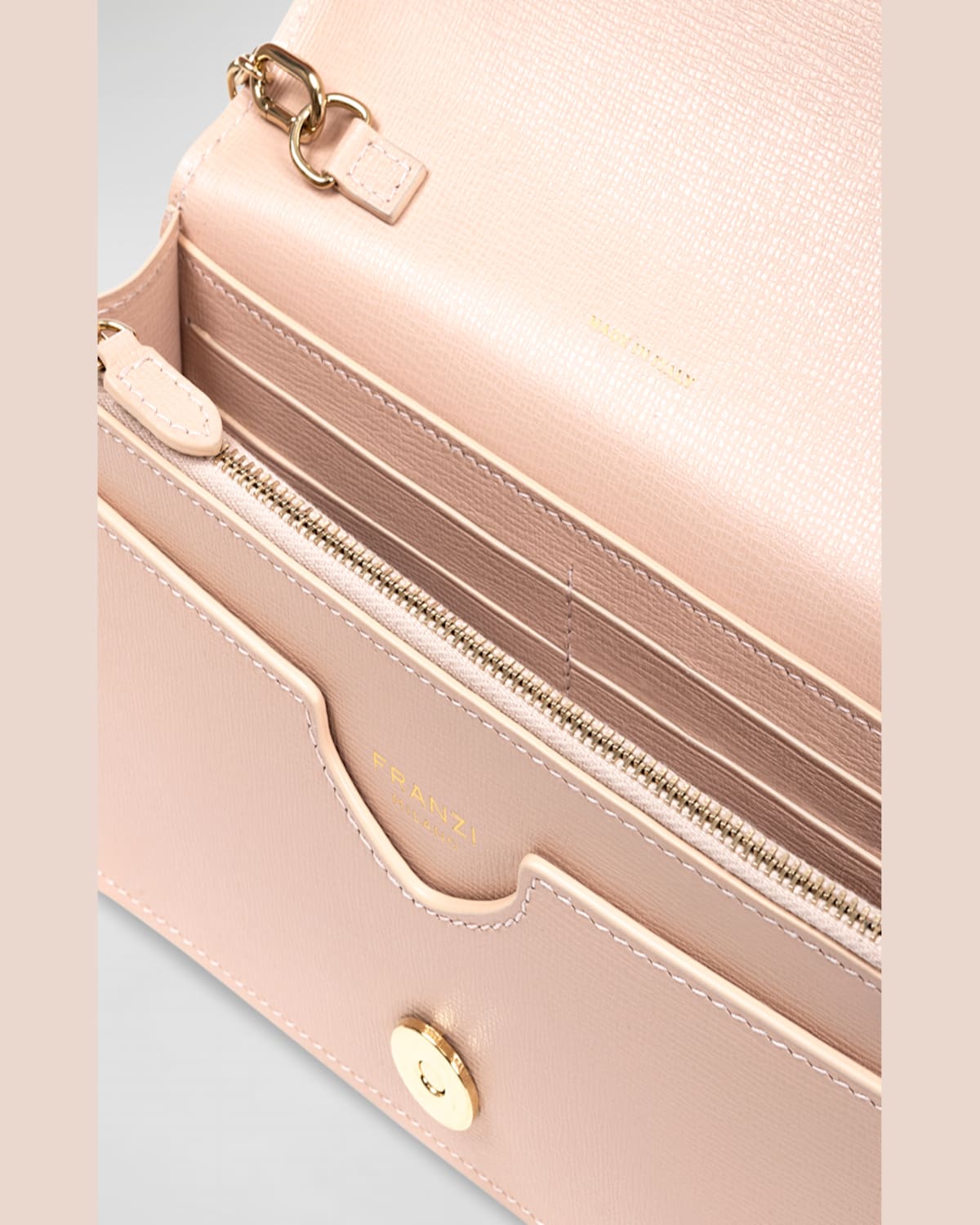 Franzi Luisa Wallet On Chain In Powder Pink