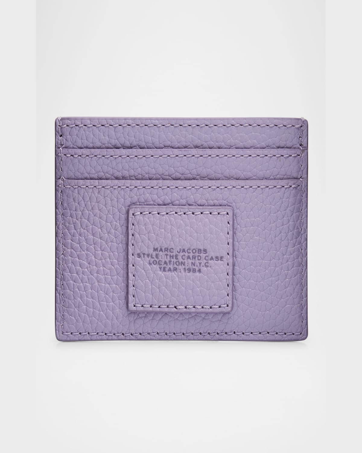 Marc Jacobs The Leather Card Case In Bow Pink