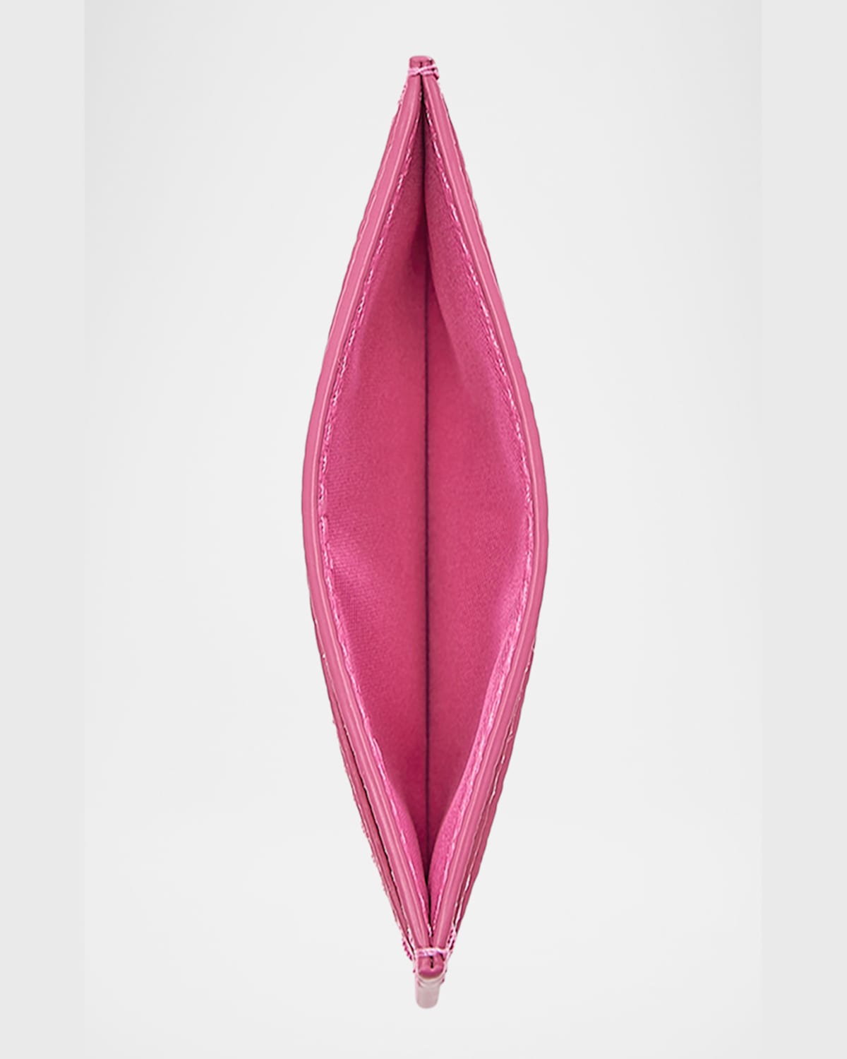 Marc Jacobs The Leather Card Case In Bow Pink