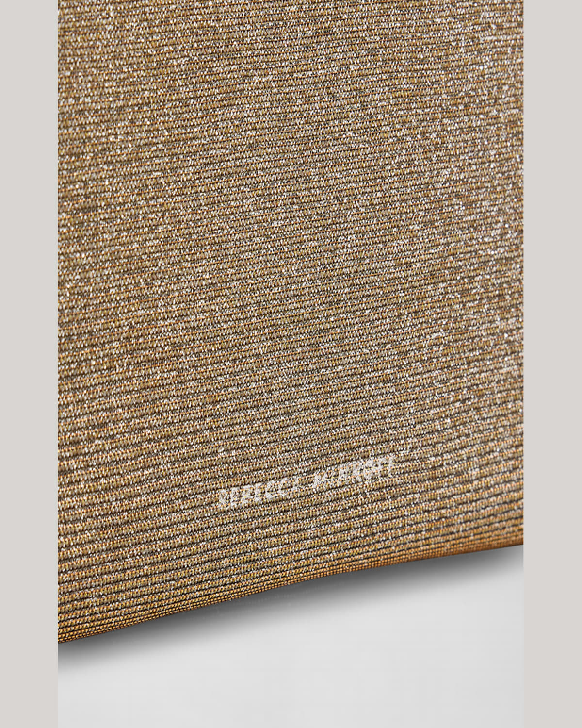 Rebecca Minkoff Zip Envelope Glitter Clutch Bag In Dk Gold