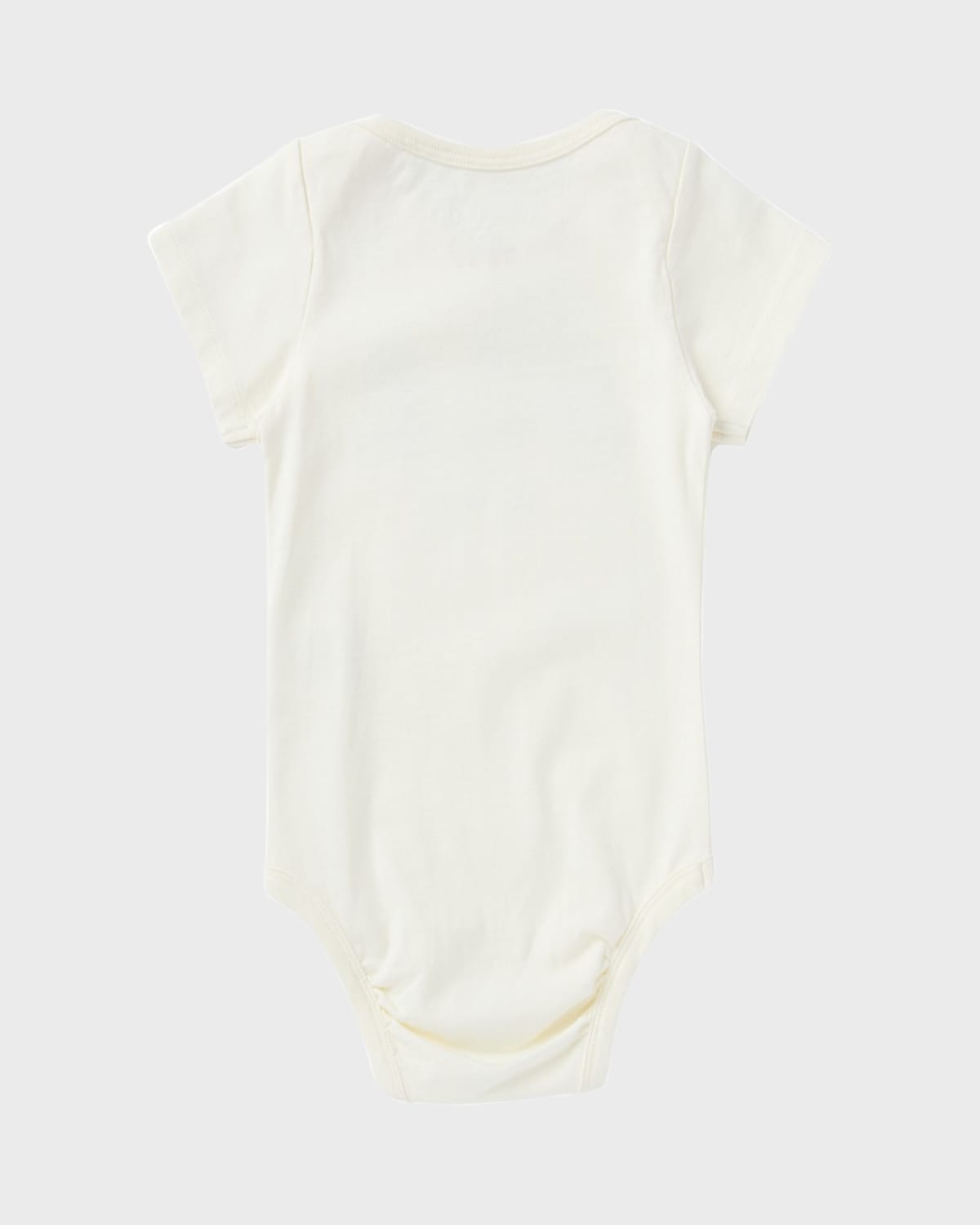 Palm Angels Girl's Teddy Logo-print Bodysuit In Butter Brown