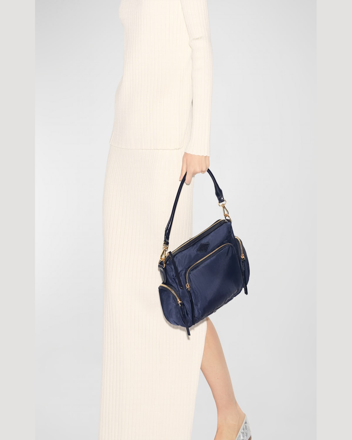 Mz Wallace Chelsea Small Crossbody Bag In Navy