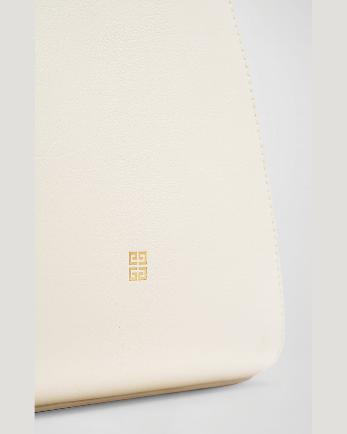 Givenchy Antigona Cube Mini Top-handle Bag In Shiny Tumbled Leather In Ivory