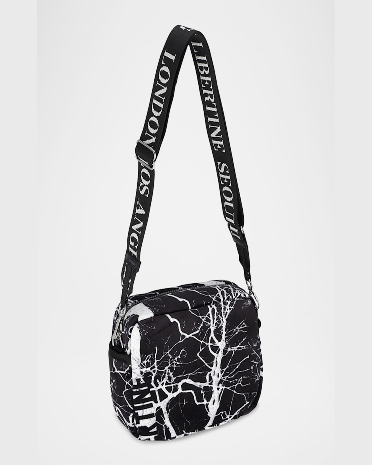 Libertine X Lesportsac Deluxe Printed Crossbody Bag In Ll Midnight Forest