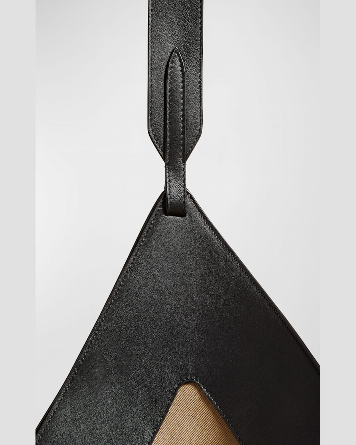 Khaite Lotus Medium Tote Bag In Black Honey