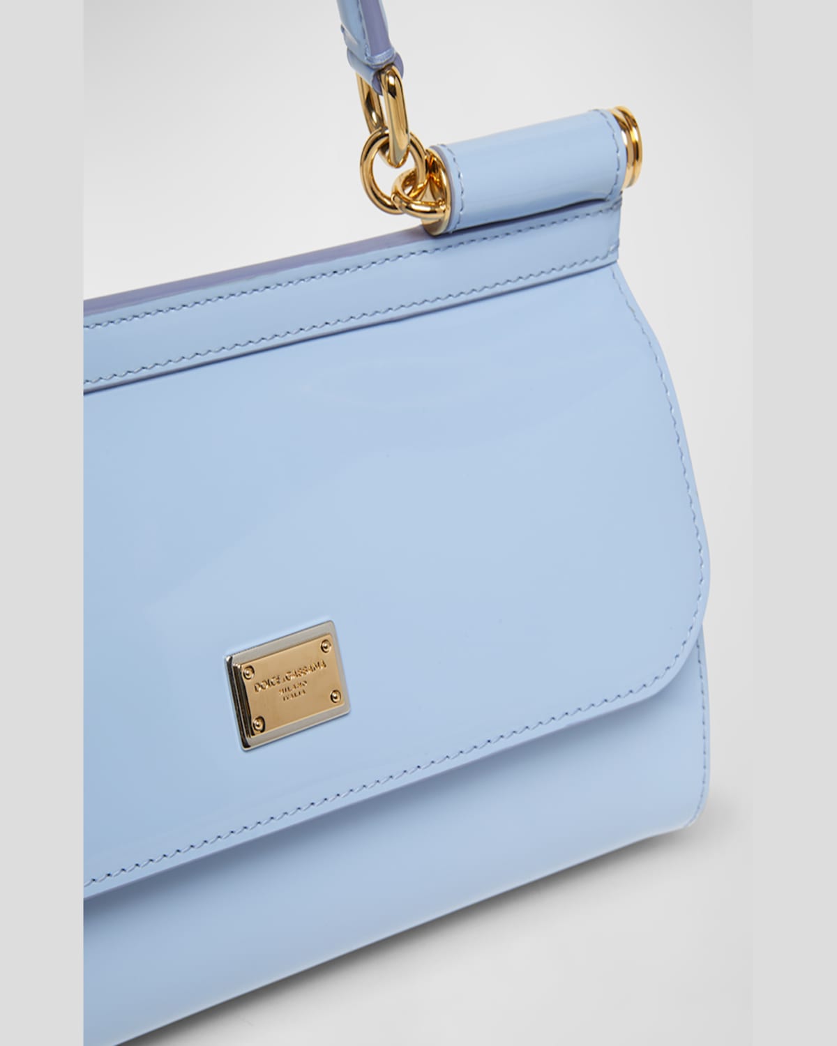 Dolce & Gabbana Medium Elongated Sicily Handbag In Carta Zucchero