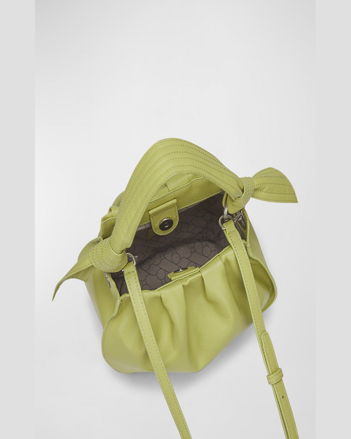 ORYANY SELENA LEATHER BUCKET BAG 