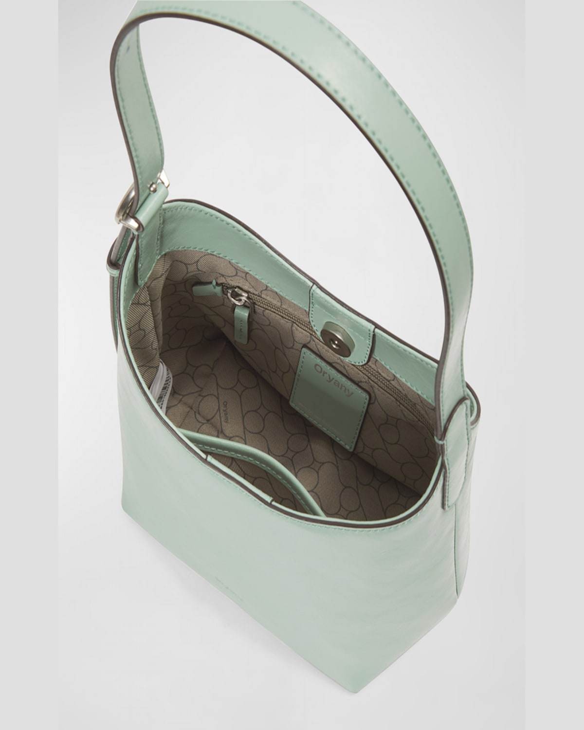 ORYANY EGG LEATHER SHOULDER BAG 