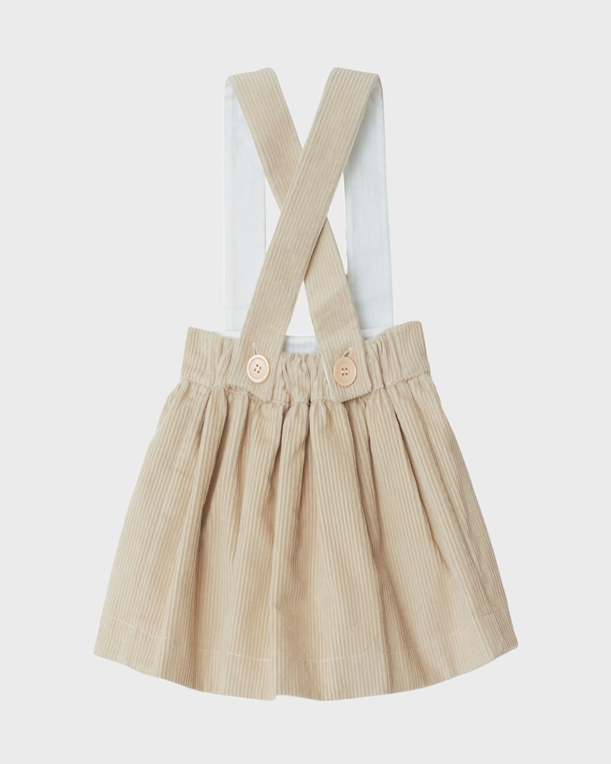Burberry Girl's Sofia Check-print Three-piece Set In Pale Stone