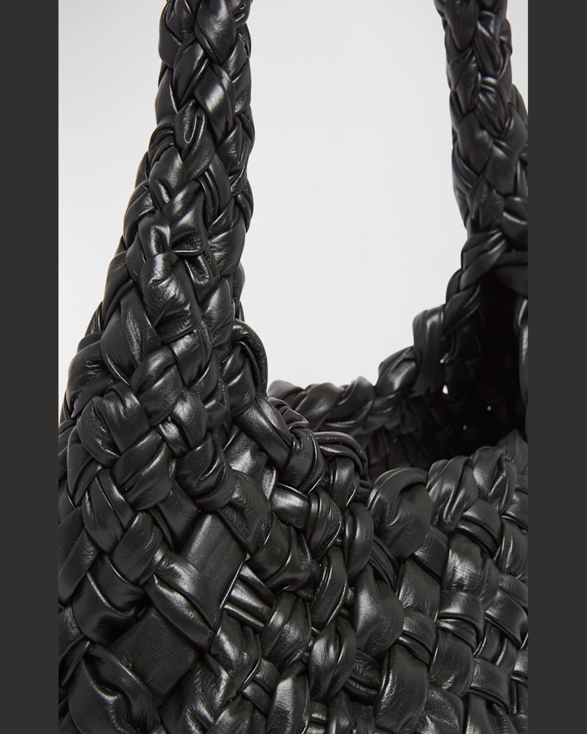Bottega Veneta Small Athene Discovery Shoulder Bag In Black