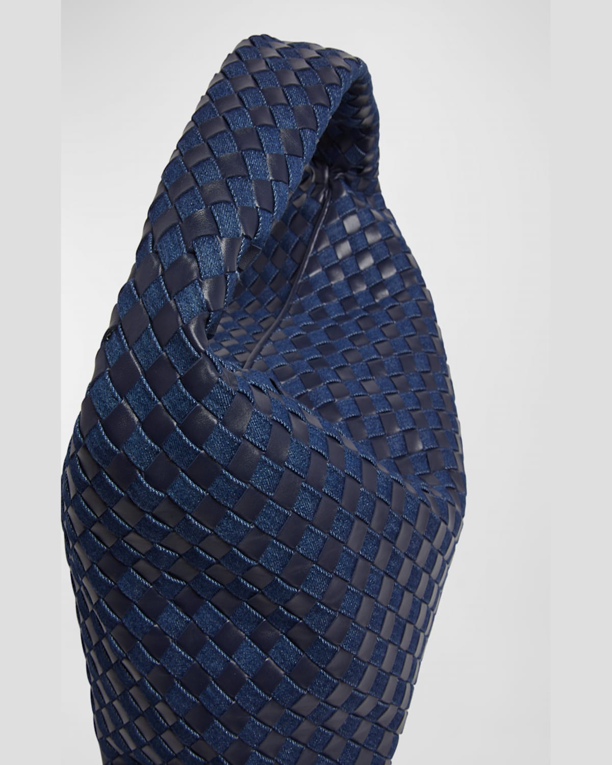BOTTEGA VENETA LARGE HOP DENIM HOBO BAG 