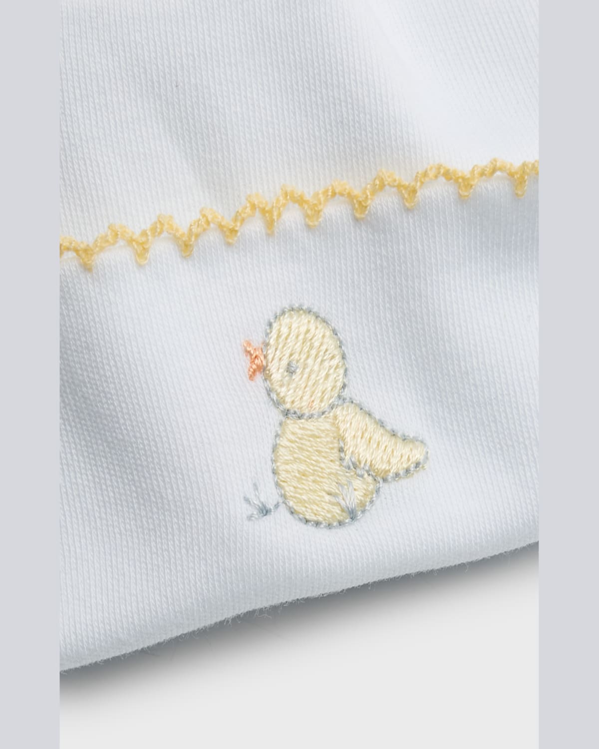Kissy Kissy Kid's Hatchlings Footie & Hat Set In White