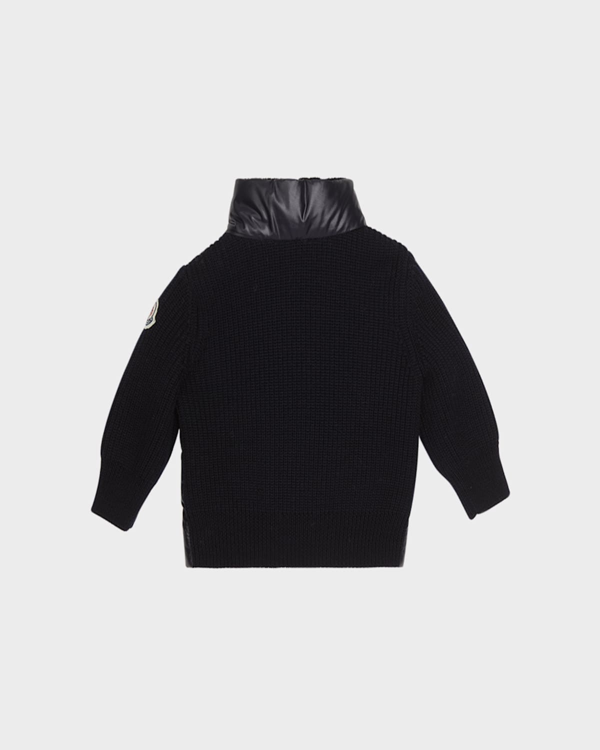 Moncler Boy's Puffer Combo Jacket In Navy