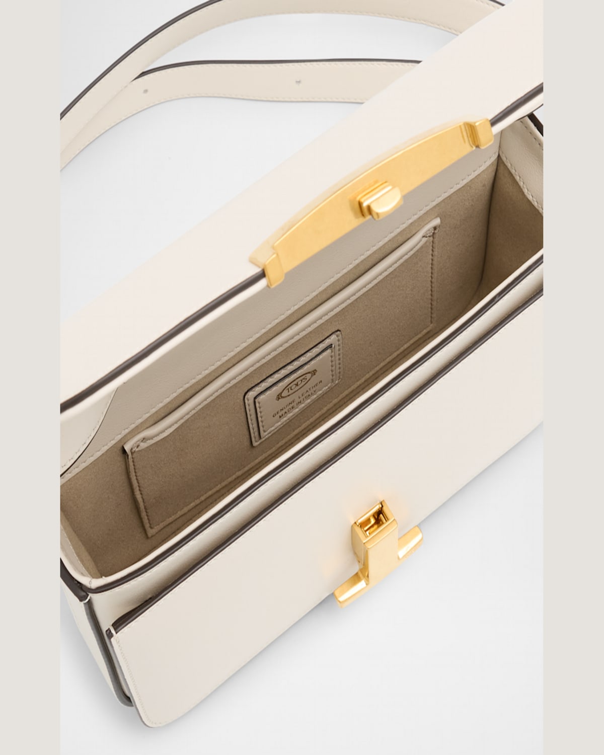 TOD'S MICRO FLAP LEATHER CROSSBODY BAG 