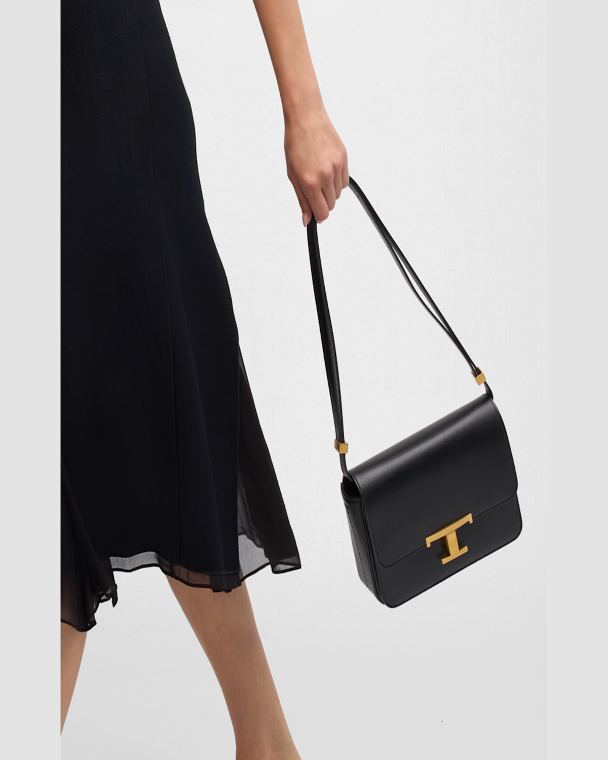 TOD'S T TIMELESS MINI CROSSBODY BAG IN LEATHER 