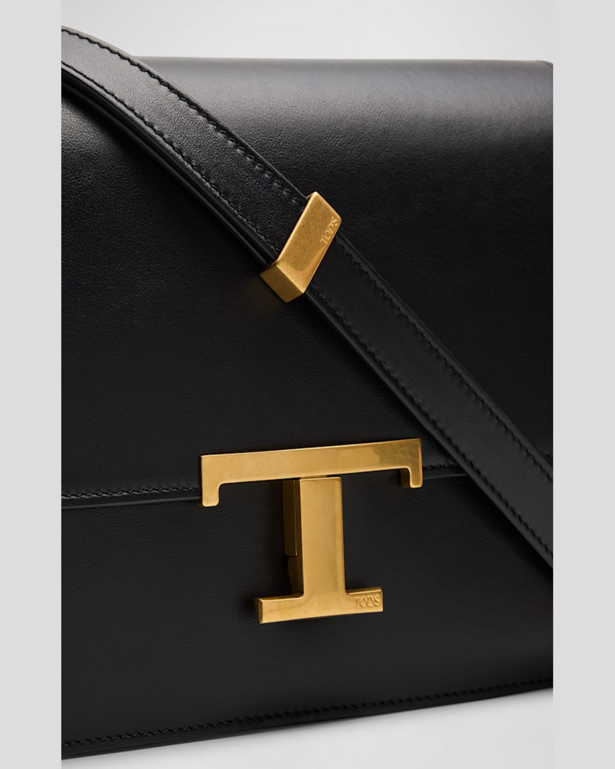 TOD'S T TIMELESS MINI CROSSBODY BAG IN LEATHER 