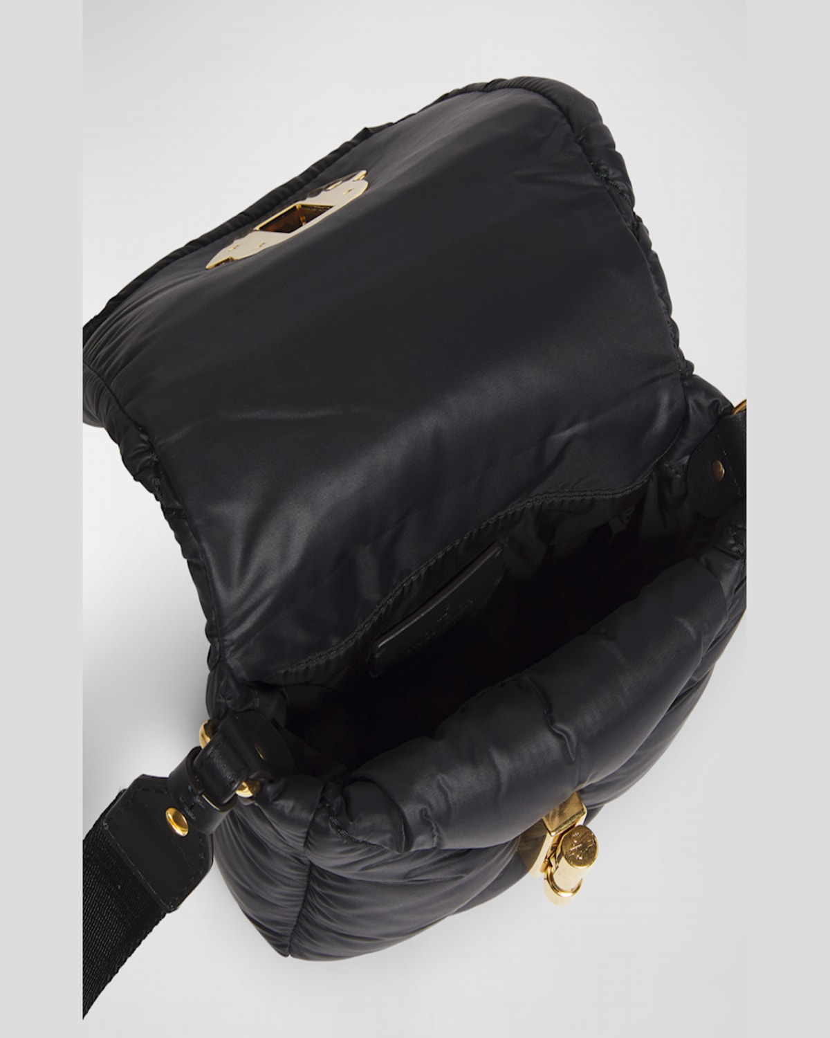 MONCLER MINI PUF CROSSBODY BAG 