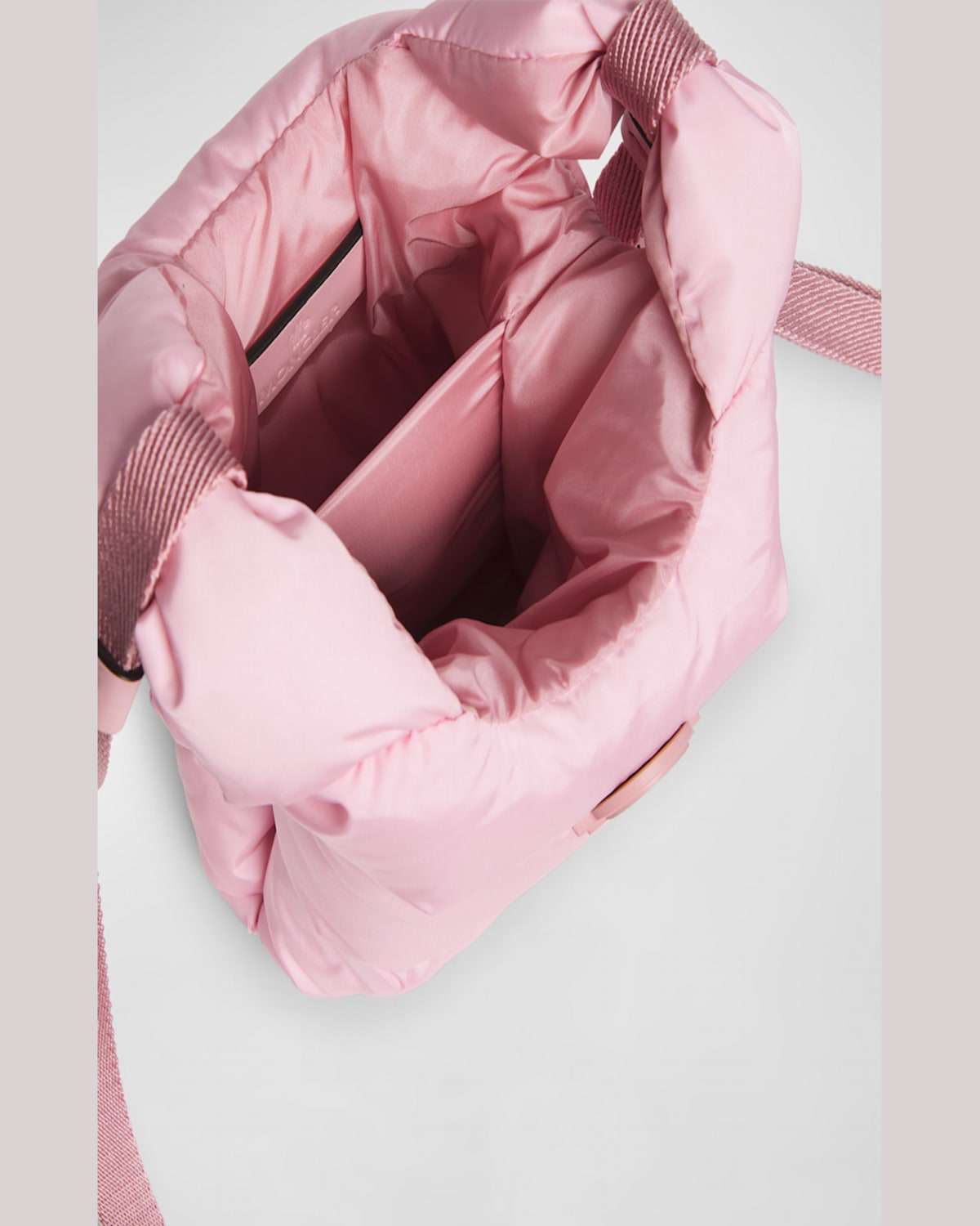 Moncler Legere Small Crossbody Bag In Medium Pink