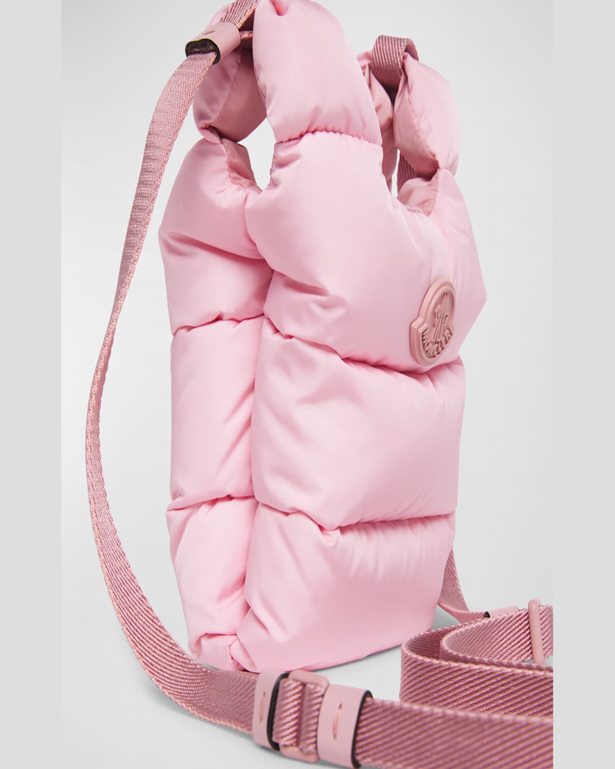 Moncler Legere Small Crossbody Bag In Medium Pink