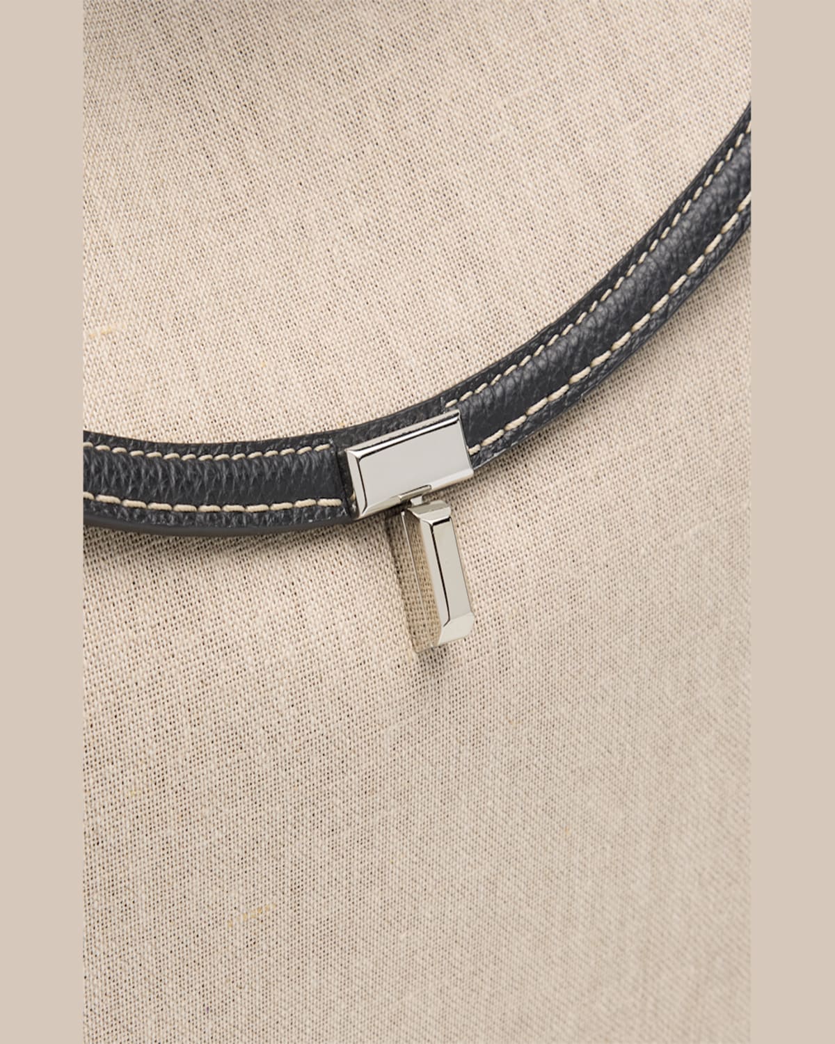 Totême T-lock Canvas Top-handle Bag In Dark Green