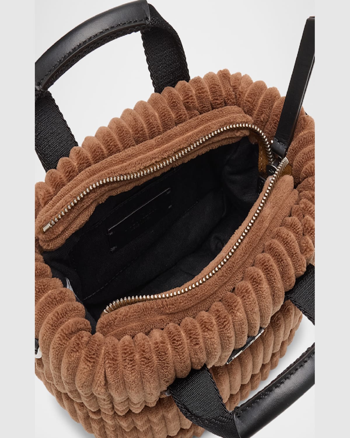 MONCLER CARADOC MINI CORDUROY TOTE BAG 