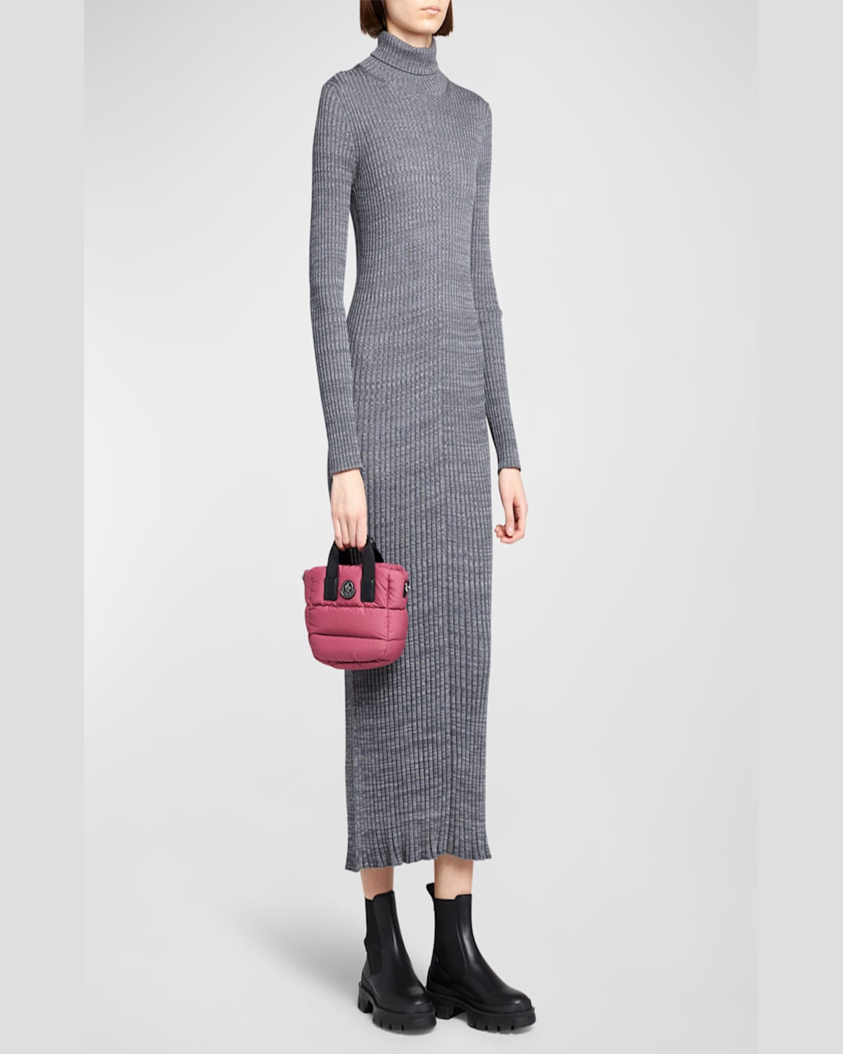 Moncler Micro Caradoc Crossbody Bag In Pink