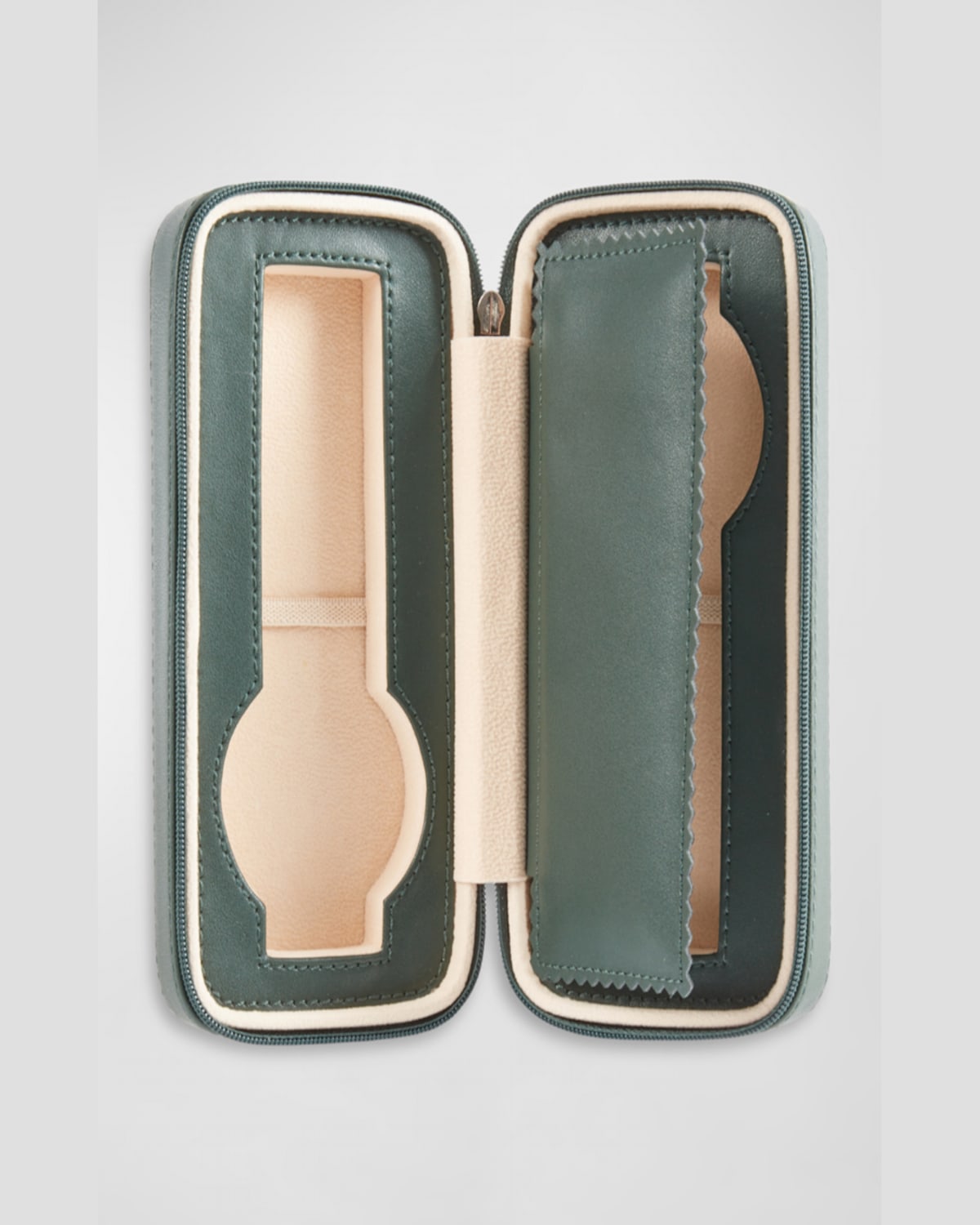 Bey-berk Leather 2-watch Travel Case
