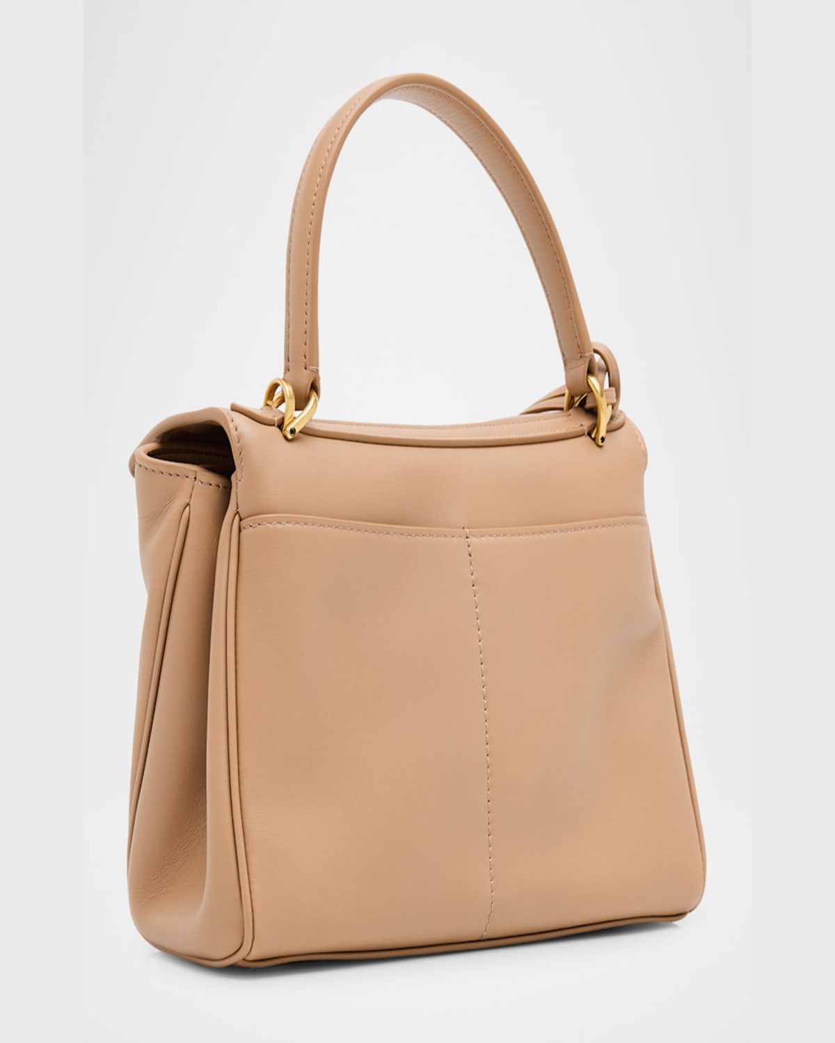 Balenciaga Rodeo Mini Calfskin Shoulder Bag In 2621 Latte