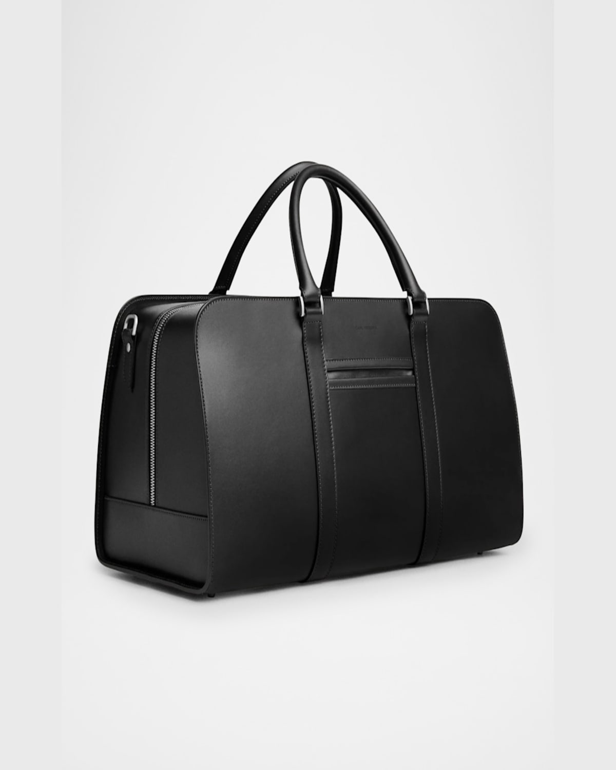 Carl Friedrik Palissy Leather Weekend Bag In Black