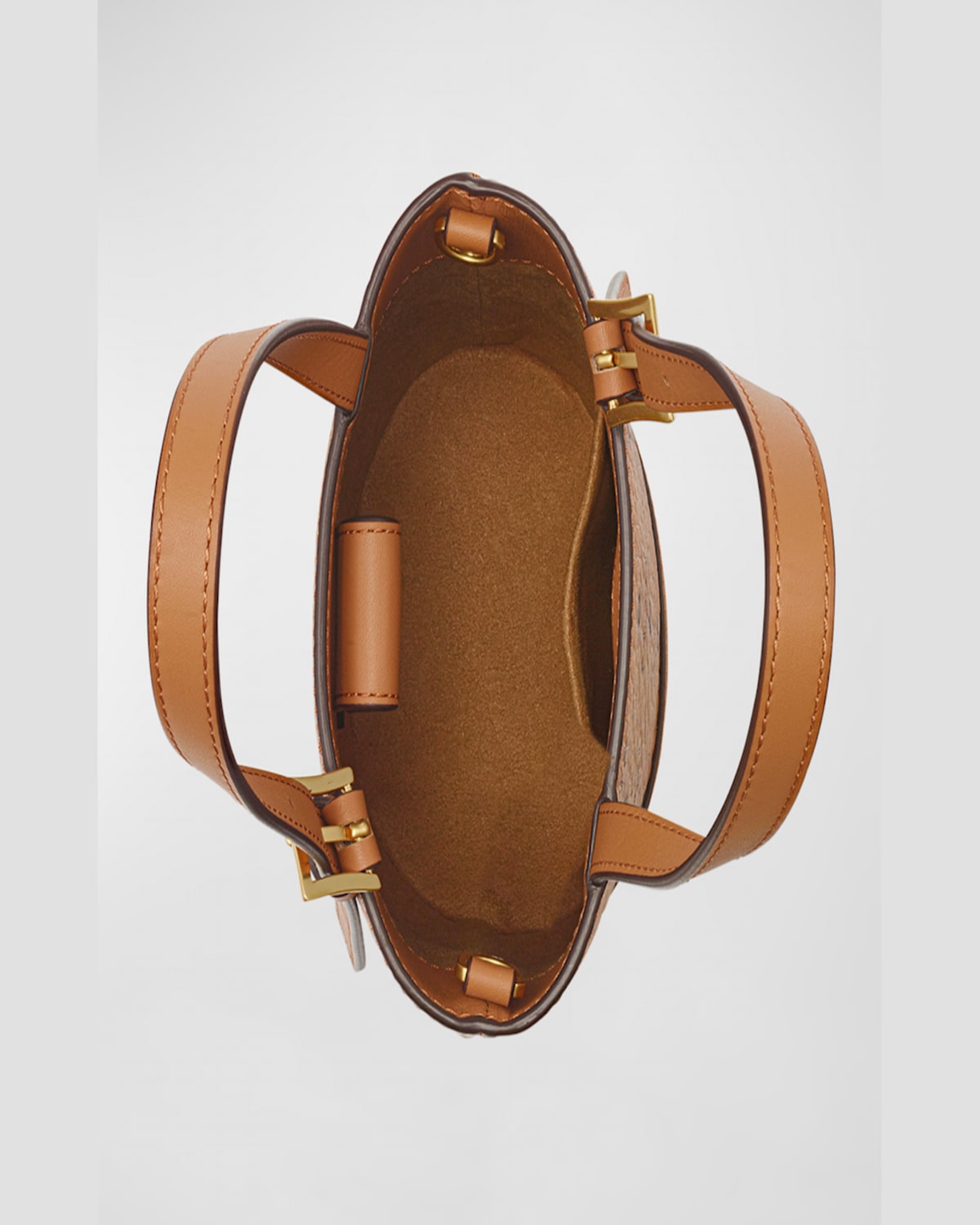 MCM AREN BUCKLE VISETOS TOTE BAG