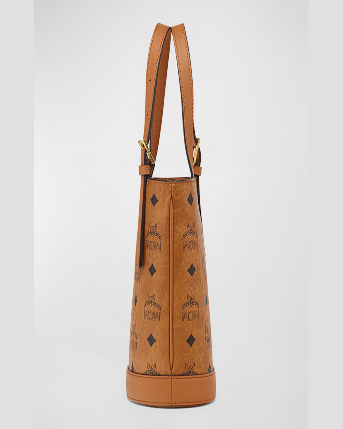 MCM AREN BUCKLE VISETOS TOTE BAG