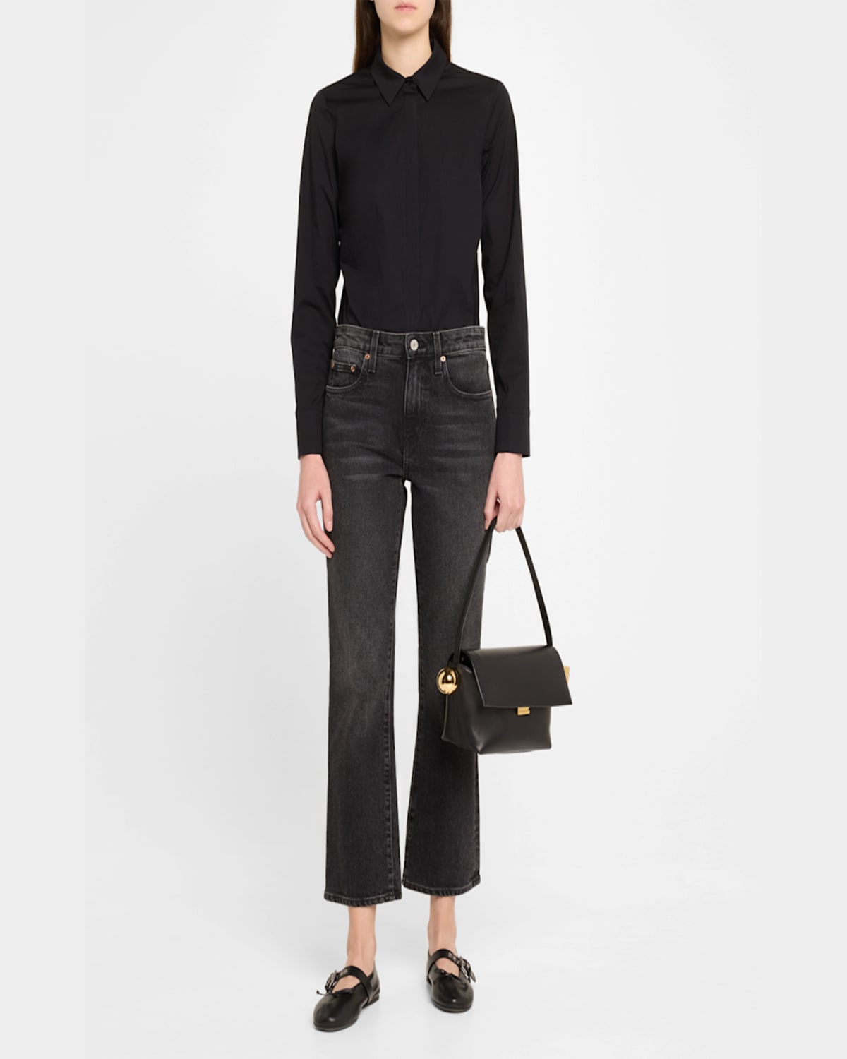 Jacquemus 'le Rond Carre' Black Shoulder Bag With Shoulder Strap In Black