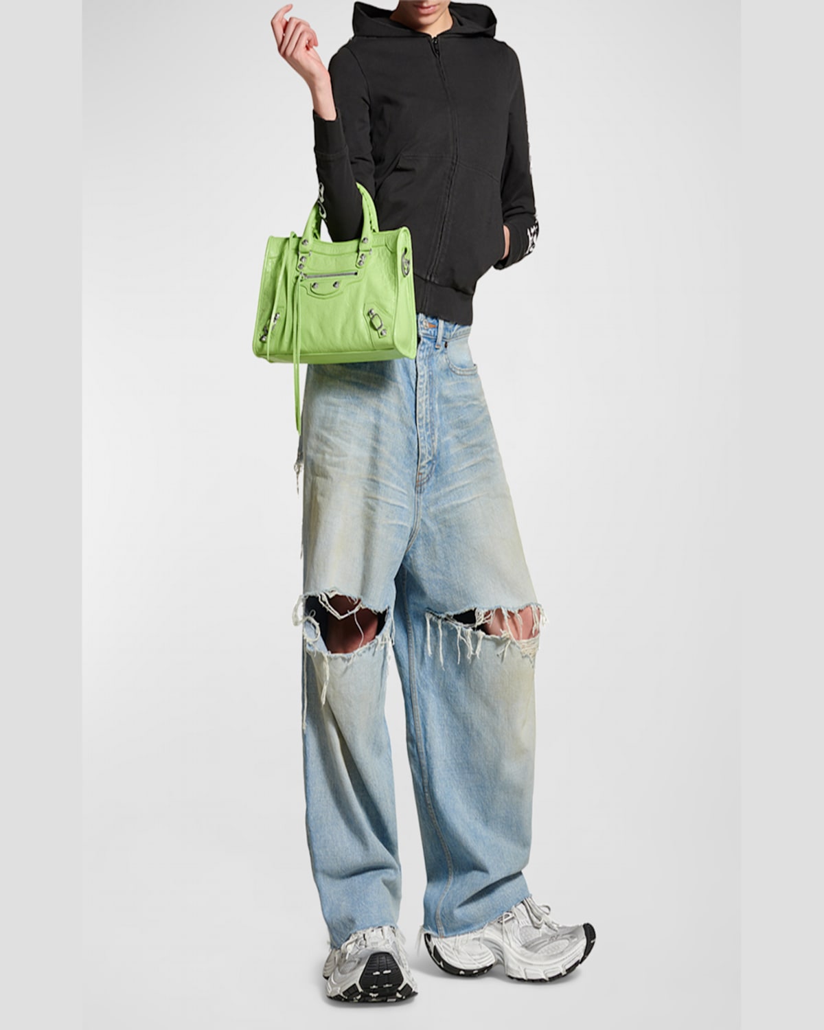 Balenciaga Le City Small Bag In 3210 Vert
