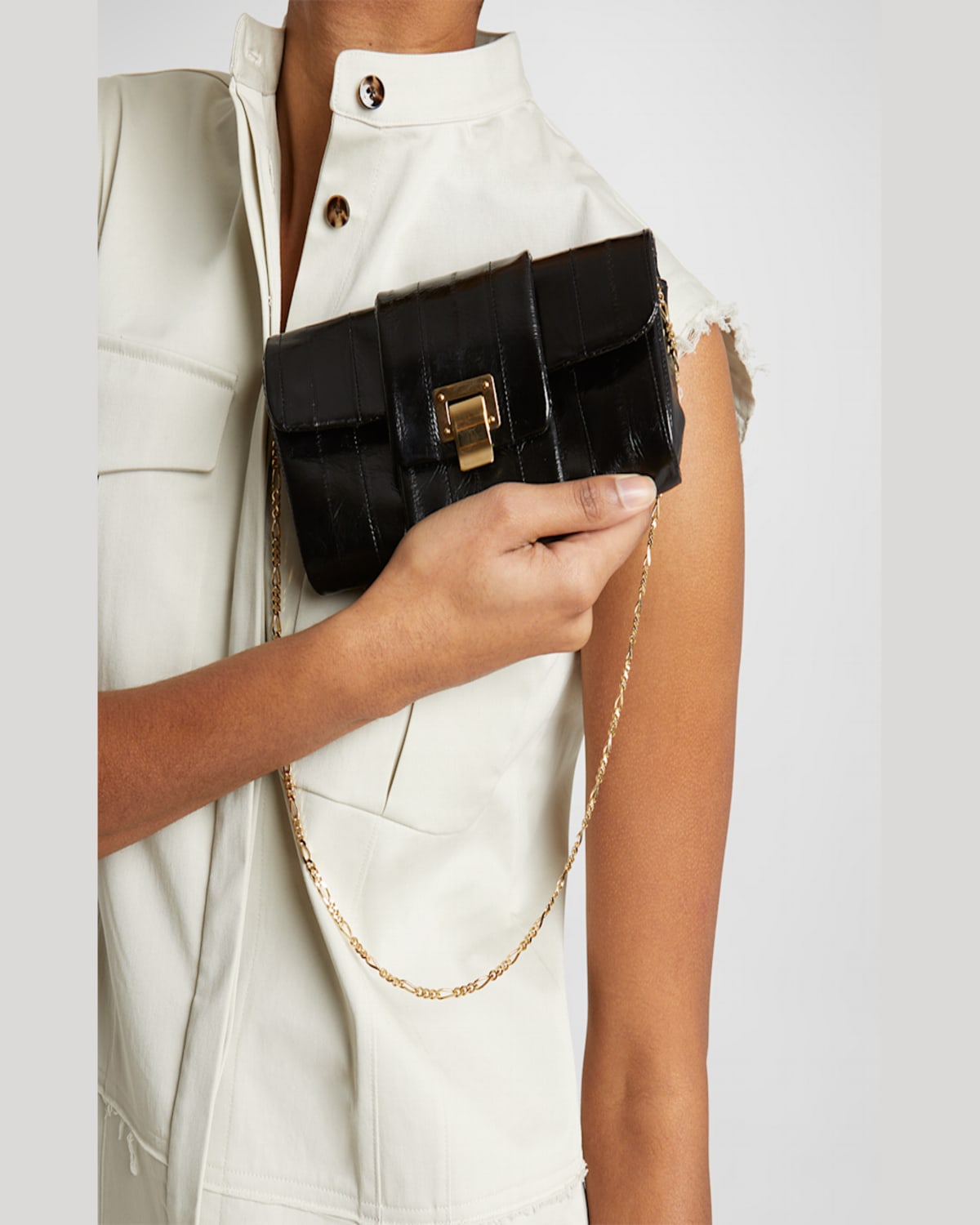 Proenza Schouler Flap Leather Shoulder Bag In Red