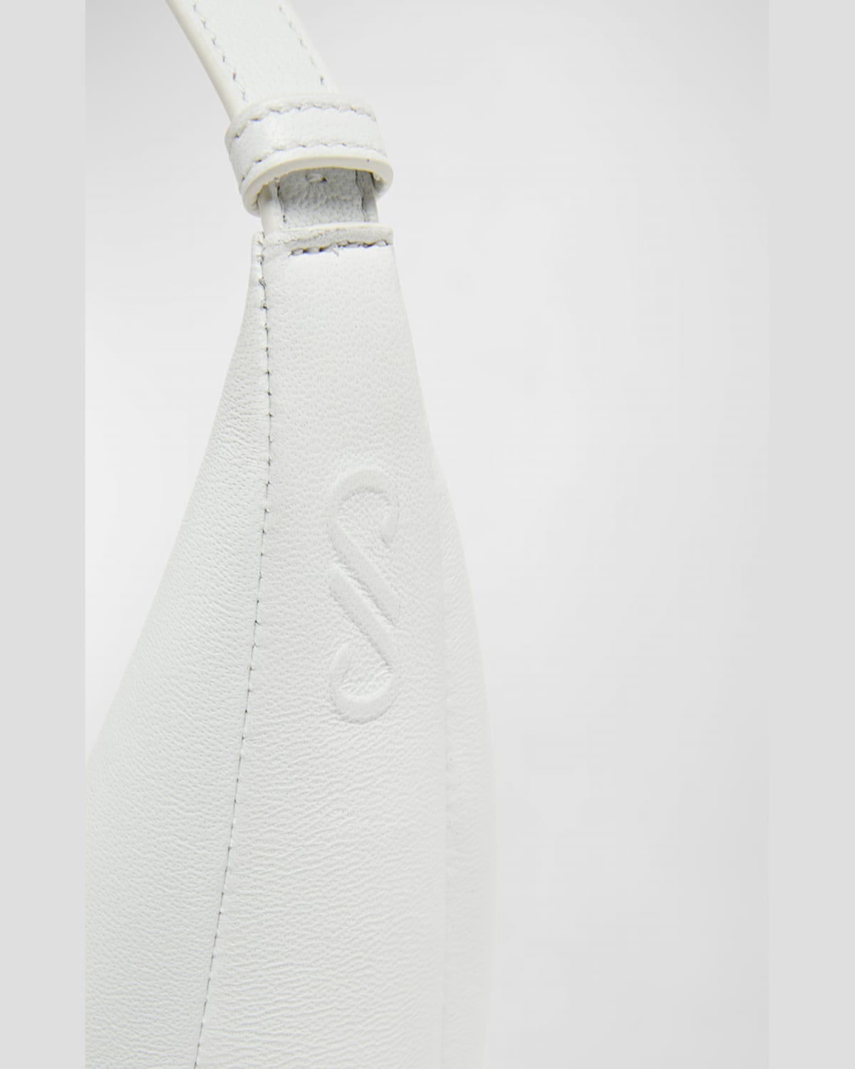 Proenza Schouler Slide Napa Leather Shoulder Bag In White
