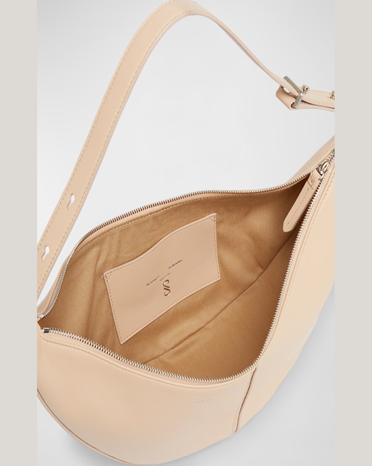 Proenza Schouler Slide Napa Leather Shoulder Bag In Beige