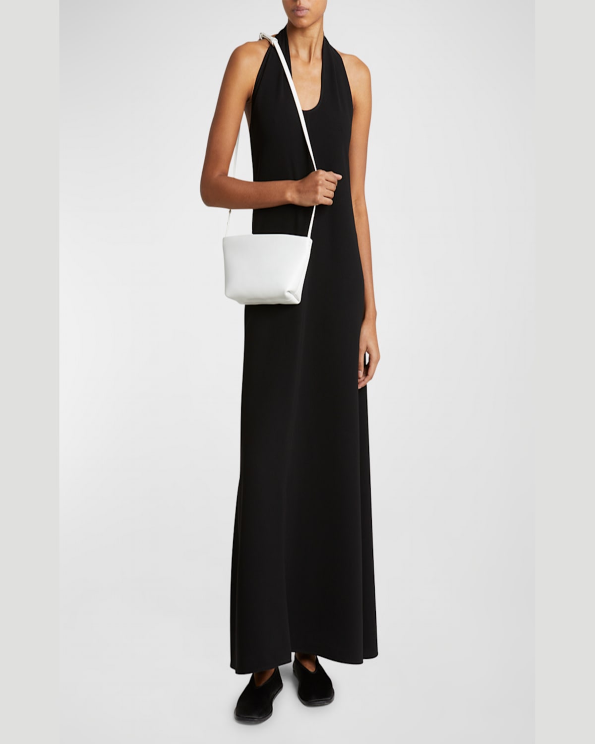 Proenza Schouler Bond Zip Napa Leather Shoulder Bag In White