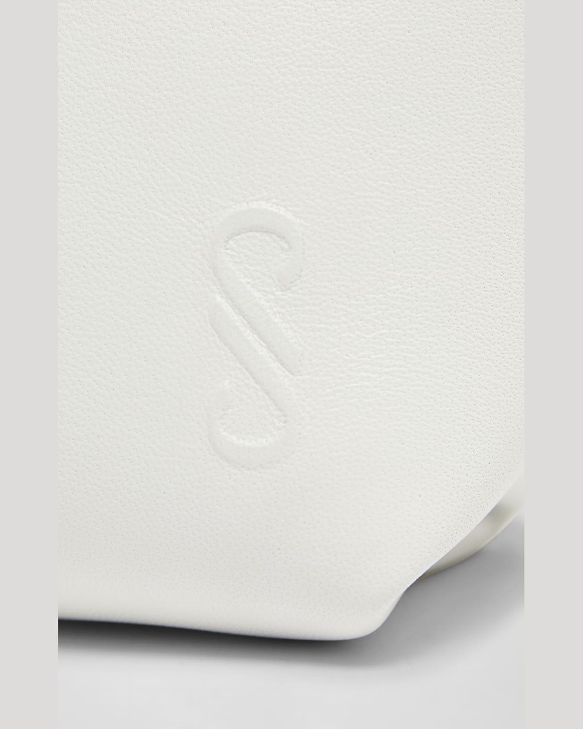 Proenza Schouler Bond Zip Napa Leather Shoulder Bag In White