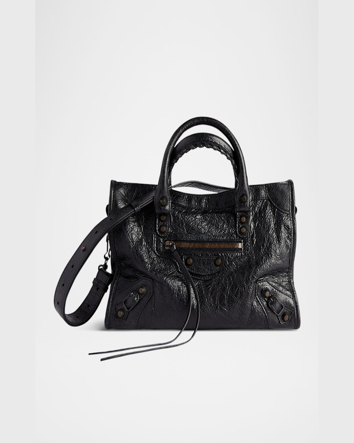 Balenciaga Le City Small Bag In 1000 Black