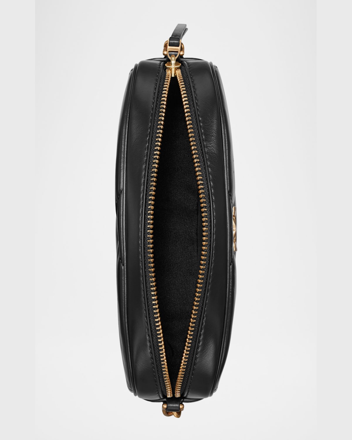 Tory Burch Kira Diamond-quilted Leather Crossbody Bag In Black
