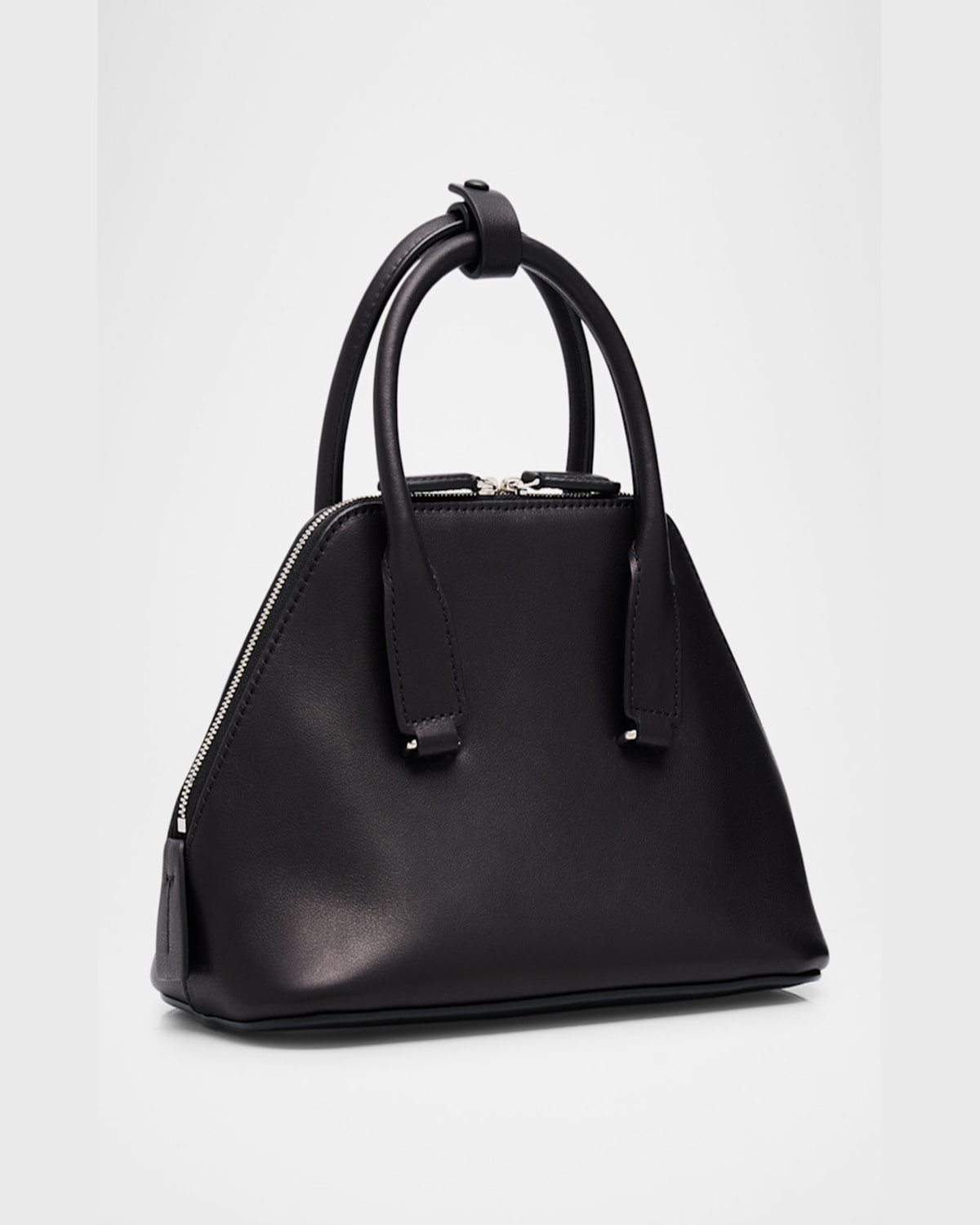 THE ROW MINI DEVON IN SADDLE LEATHER 