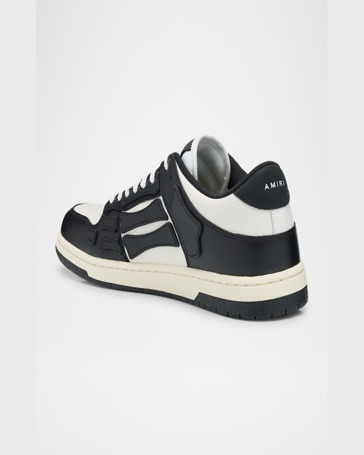 Amiri Contemporary Black Sneakers With Elevated Midsole In Black
