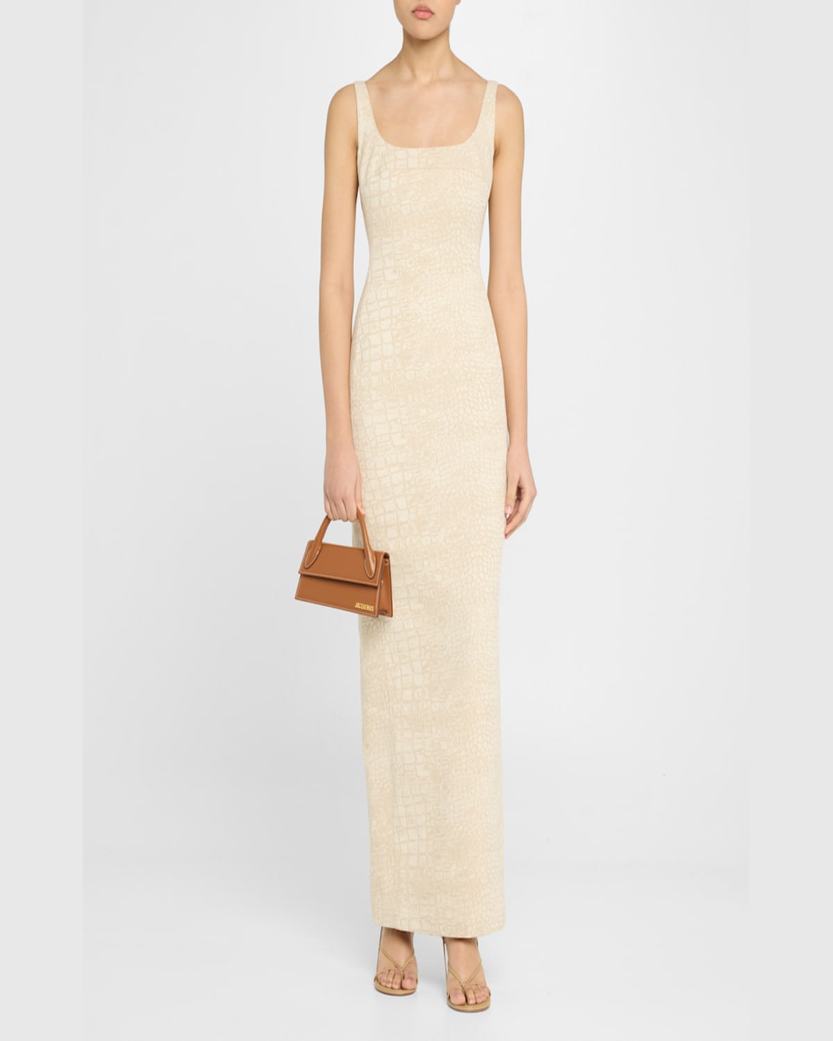 Jacquemus Shoulder Bag With Handle In Light Brown