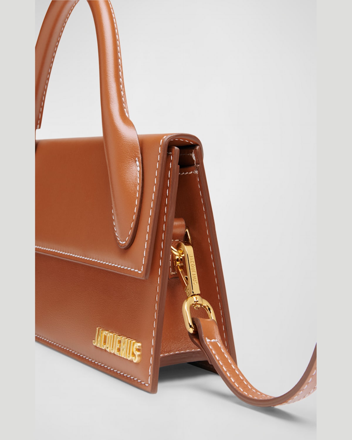 Jacquemus Shoulder Bag With Handle In Light Brown